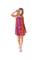 Vestido Curto Monarca Laranja