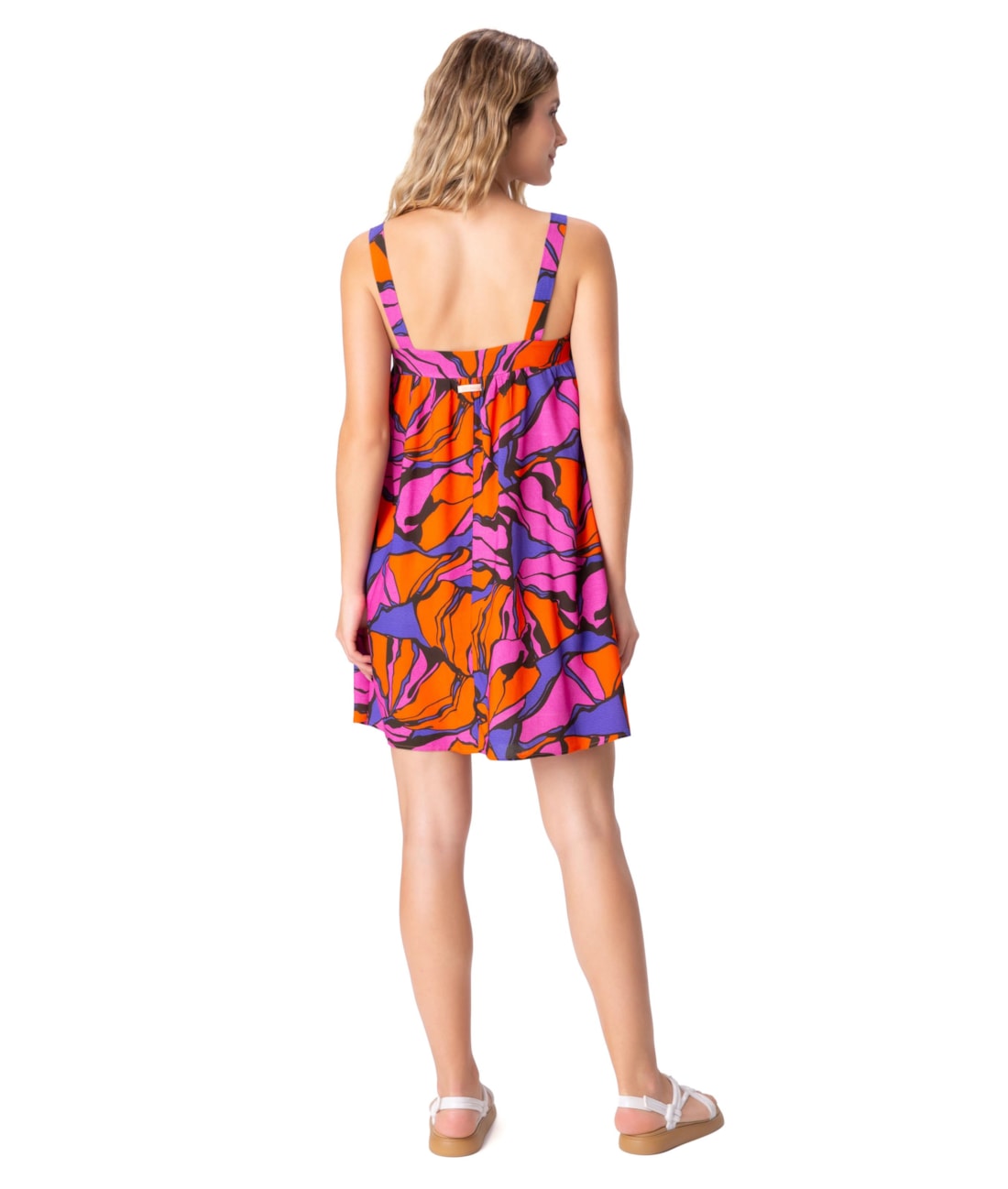 Vestido Curto Monarca Laranja