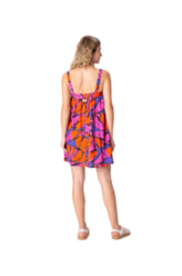 Vestido Curto Monarca Laranja
