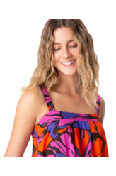 Vestido Curto Monarca Laranja