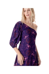 Vestido Curto Ombro Só Seychelles Roxo