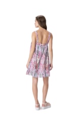 Vestido Curto Print Cereja