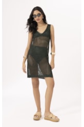 Vestido Curto Tricot Wishes Preto