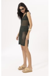 Vestido Curto Tricot Wishes Preto