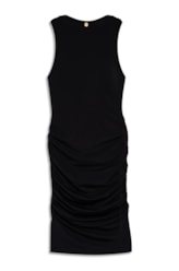 Vestido Degagê Jersey Preto