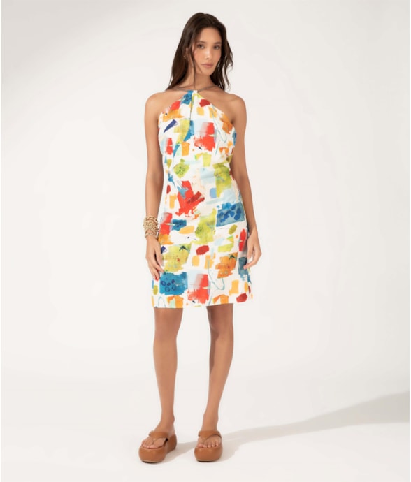 Vestido Eye Maiôrca Off White