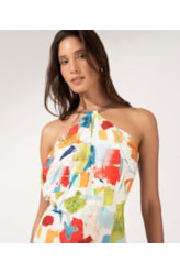 Vestido Eye Maiôrca Off White