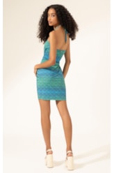 Vestido Frente Unica Dolce Vita Azul Bic