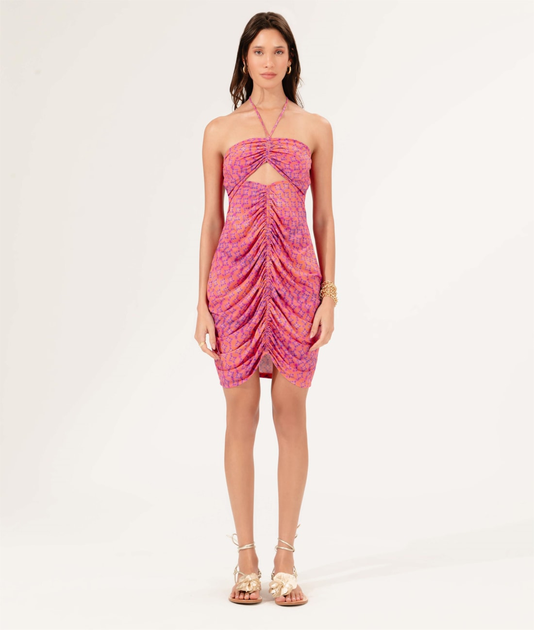 Vestido Frente Unica Dolce Vita Laranja
