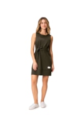 Vestido Heavy Cotton Fio Verde Militar