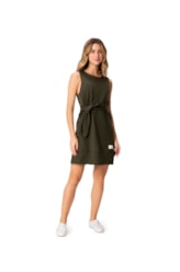 Vestido Heavy Cotton Fio Verde Militar