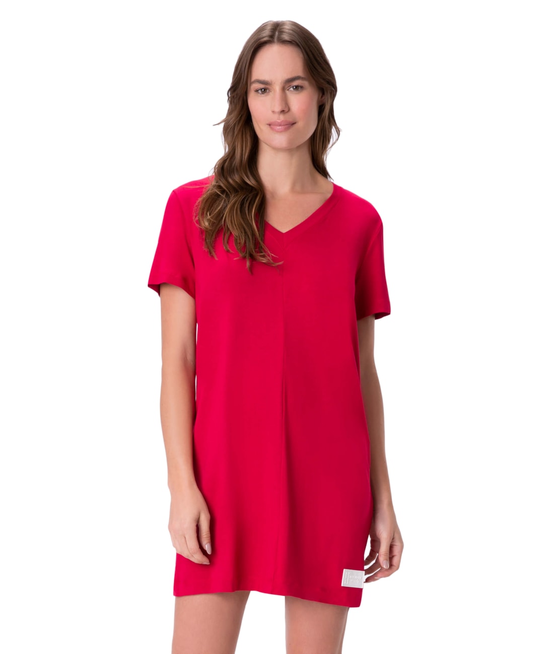 Vestido Holiday Crepe Vermelho
