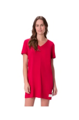 Vestido Holiday Crepe Vermelho