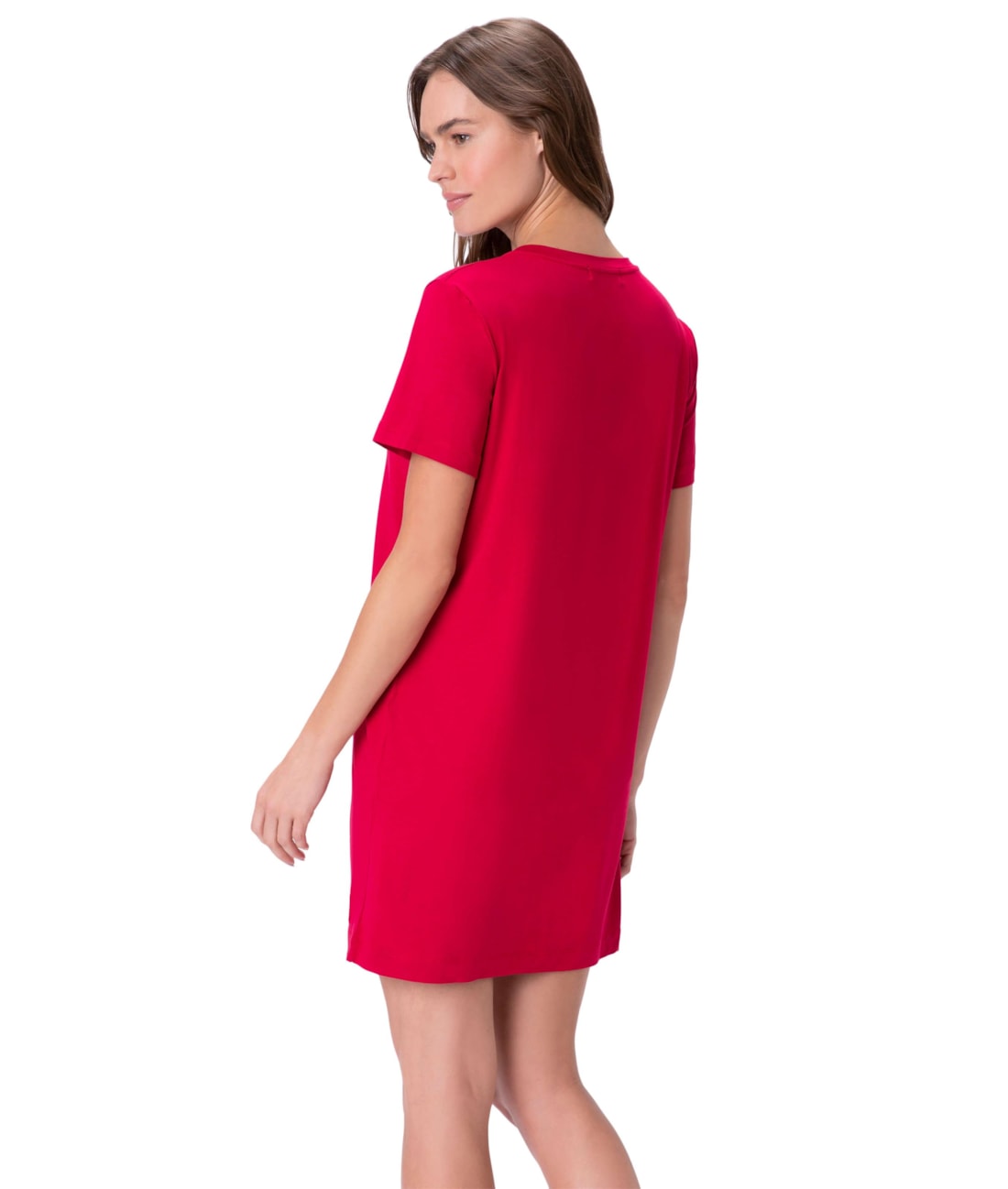 Vestido Holiday Crepe Vermelho