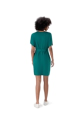 Vestido Holiday Curto Moletinho Verde Escuro