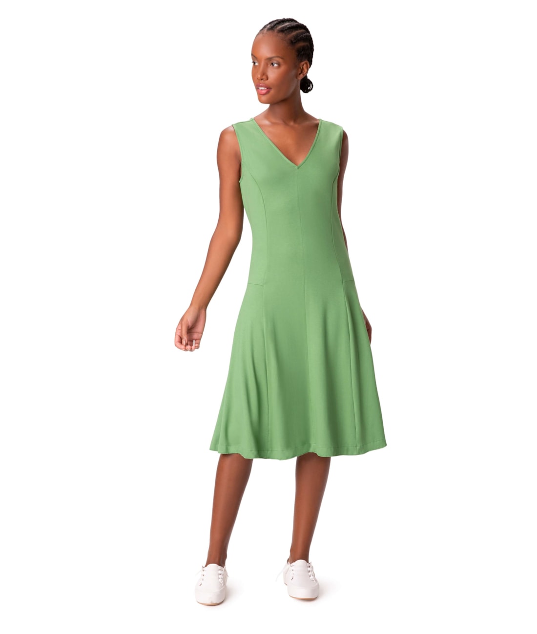 Vestido Holiday Midi Pistache