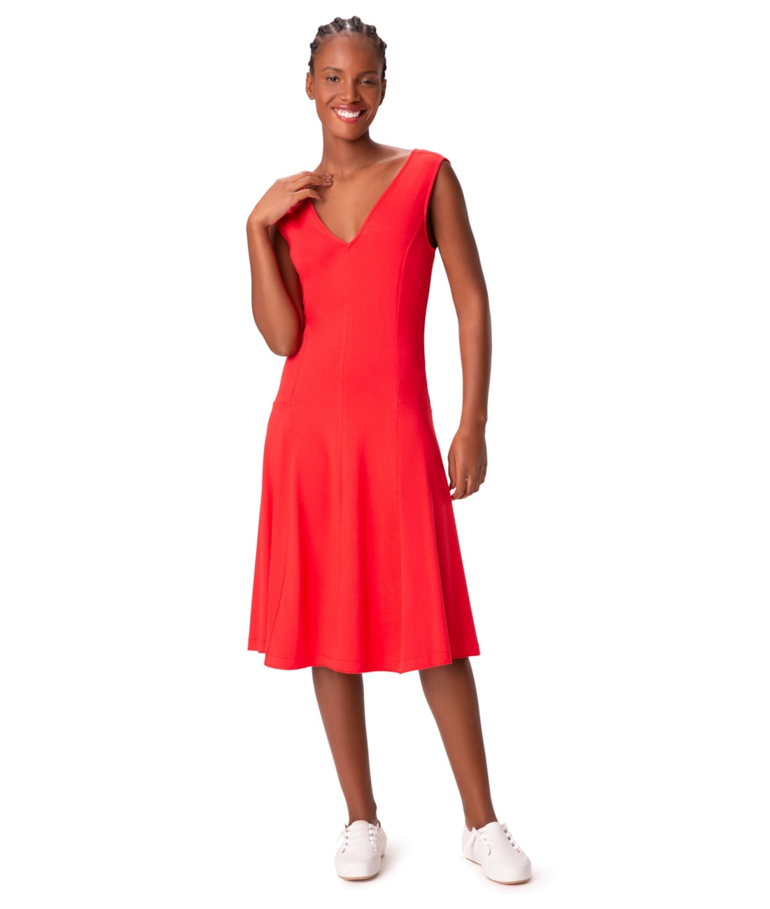 Vestido Holiday Midi Vermelho