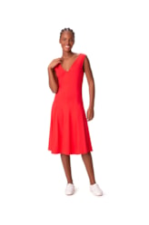 Vestido Holiday Midi Vermelho