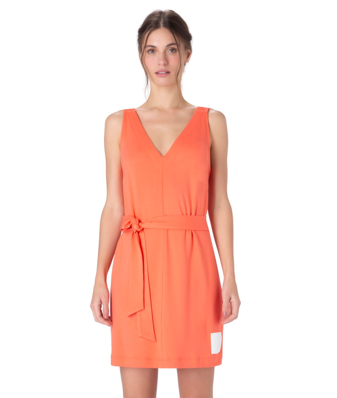 Vestido Holiday Moletinho Coral