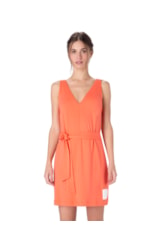 Vestido Holiday Moletinho Coral