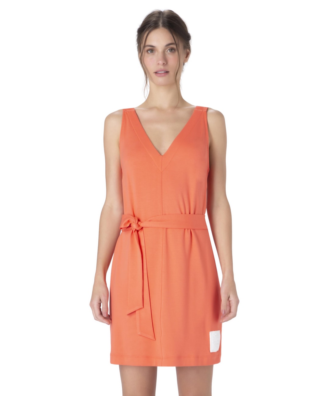 Vestido Holiday Moletinho Coral