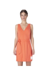 Vestido Holiday Moletinho Coral
