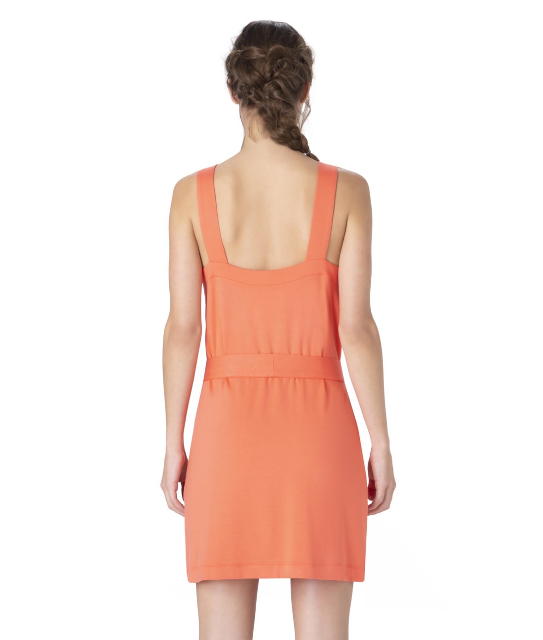 Vestido Holiday Moletinho Coral