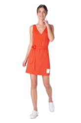 Vestido Holiday Moletinho Coral