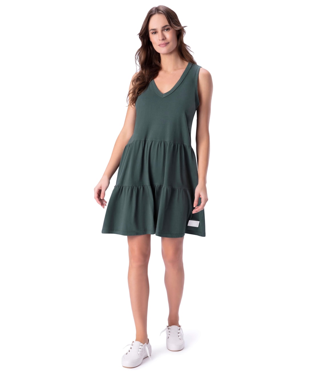 Vestido Holiday Sensy Verde Escuro