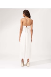 Vestido Jacquard Visco Sunset Off White