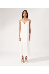 Vestido Jacquard Visco Sunset Off White
