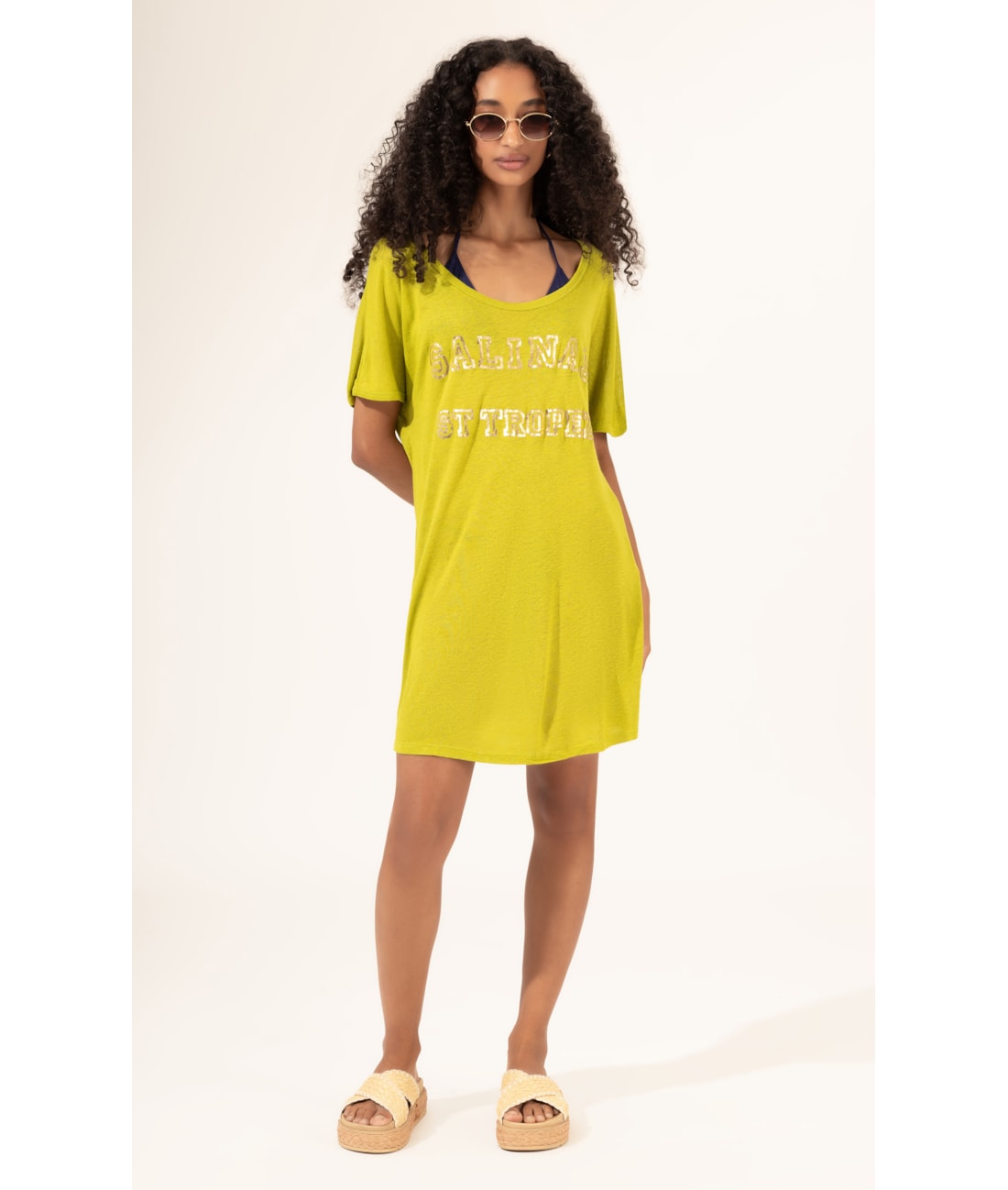 Vestido Linho Mistic Pistache