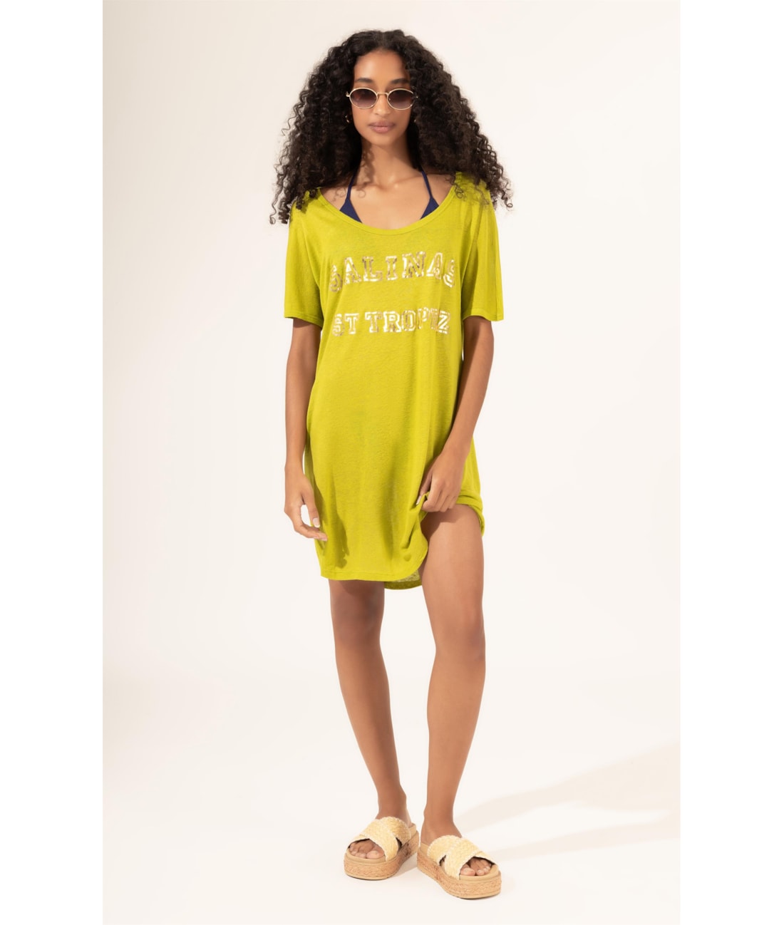 Vestido Linho Mistic Pistache