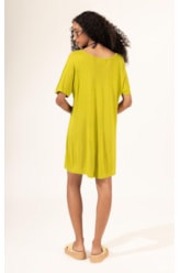 Vestido Linho Mistic Pistache