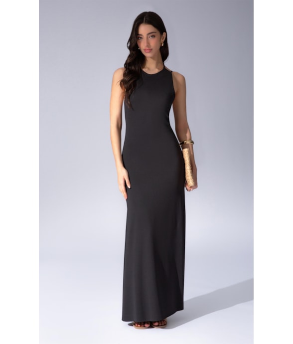 Vestido Longo Coast Preto
