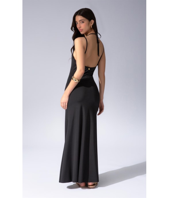 Vestido Longo Coast Preto