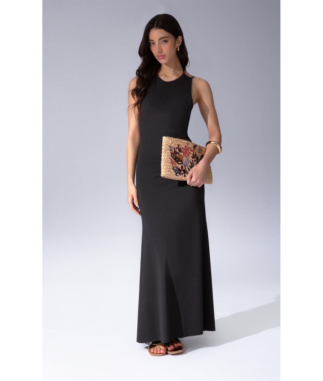 Vestido Longo Coast Preto