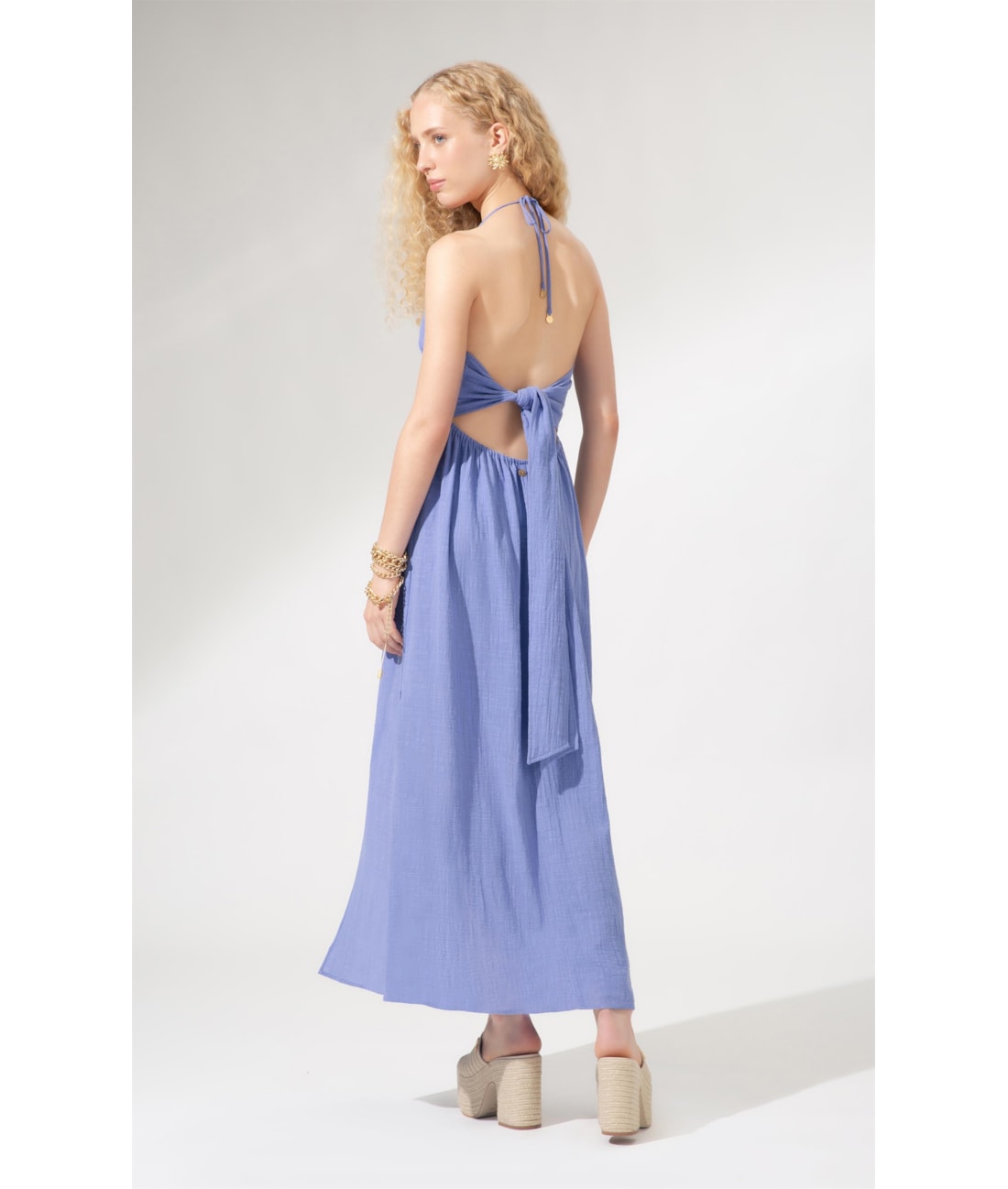 Vestido Longo Cotton Plage Hortencia