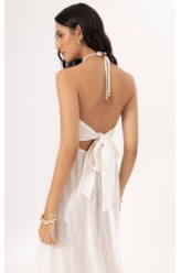 Vestido Longo Cotton Plage Off White