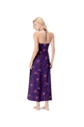 Vestido Longo Frente Única Seychelles Roxo