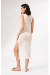 Vestido Longo Tricot Light Branco
