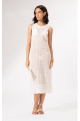 Vestido Longo Tricot Light Branco
