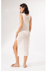 Vestido Longo Tricot Light Branco