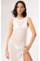 Vestido Longo Tricot Light Branco