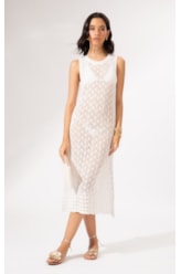 Vestido Longo Tricot Light Branco
