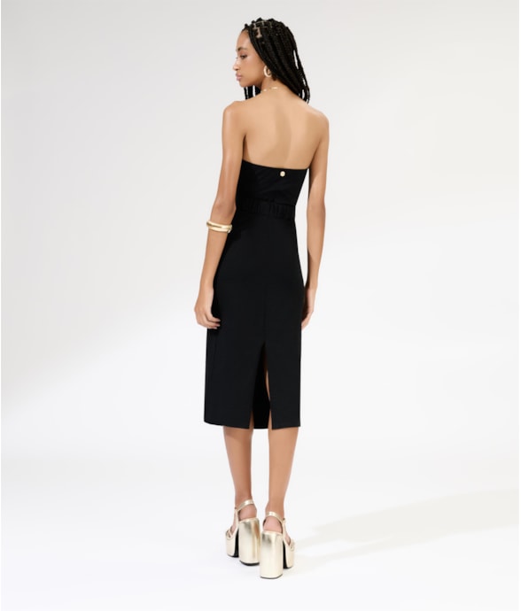 Vestido Midi Bobby Tomara Que Caia Preto