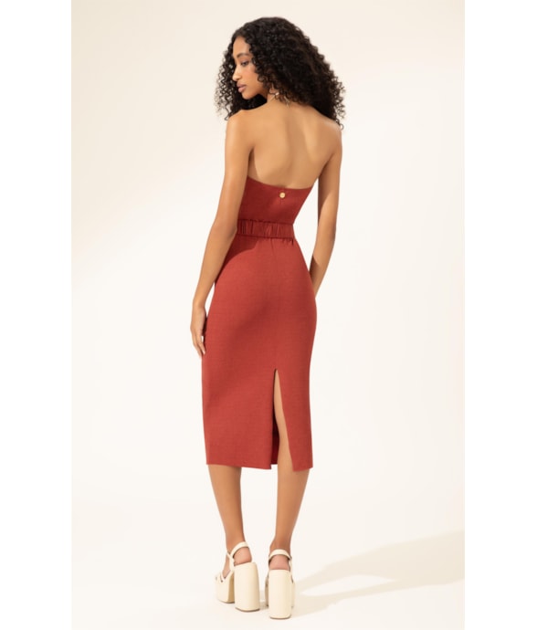 Vestido Midi Bobby Tomara Que Caia Telha