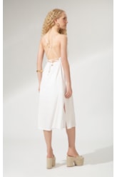 Vestido Midi Cambraia Light Off White