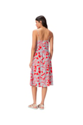Vestido Midi Fenda Corcovado Azul Claro
