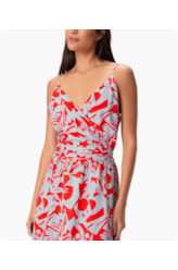 Vestido Midi Fenda Corcovado Azul Claro
